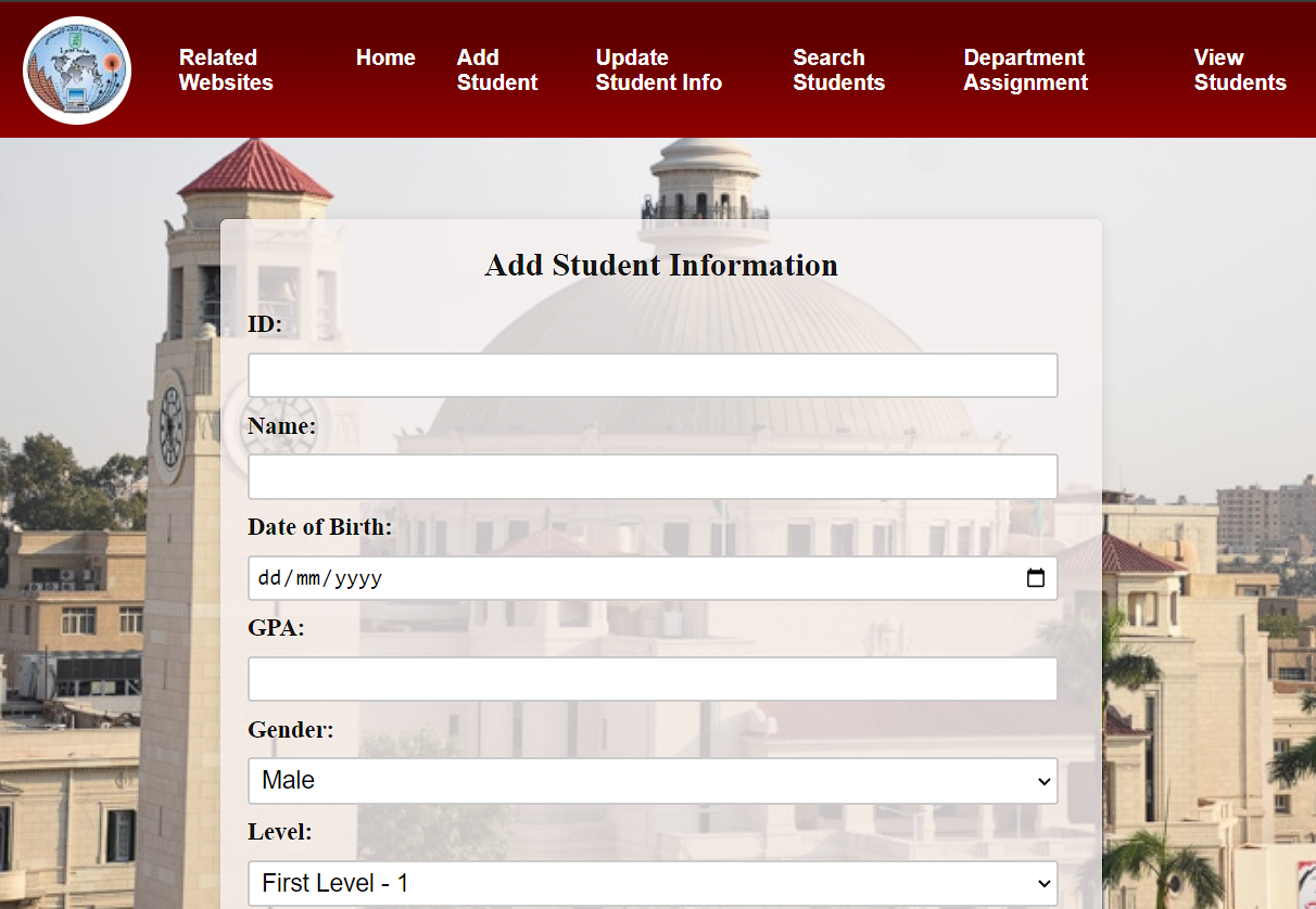 Students Affairs Website